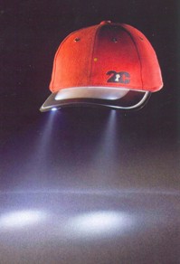 Cap mit zwei LED-Leuchten