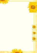 PC-Brief Brillant - Sonnenblumen - neutral