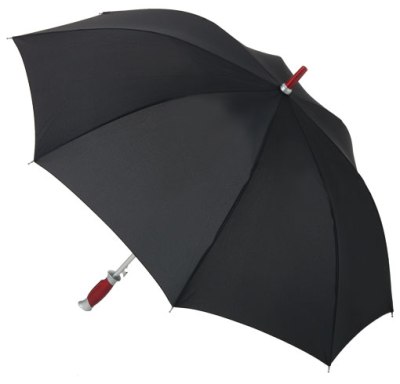 Golfschirm »Daro« schwarz/rot, aussen