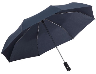 LED-Taschenschirm »Torch« navyblau