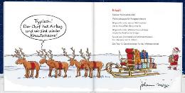 Geschenkbuch »Fröhliche Weihnachten ...«, 165x165 mm, Beispiel Doppel-Innenseite