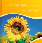 Geschenkbuch »Zum Geburtstag sonnige Tage«, 165x165 mm, Titel