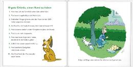Geschenkbuch »Für Hundeliebhaber«, 165x165 mm, Beispiel Doppel-Innenseite