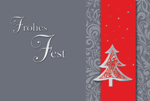 Weihnachtskarte »Frohes Fest«, 170x115mm
