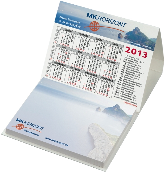 Haftnotizblock mit 4 Wechselmotiven, 72x72 mm