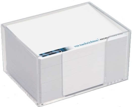 Haftnotizblock mit 4 Wechselmotiven, 72x72 mm