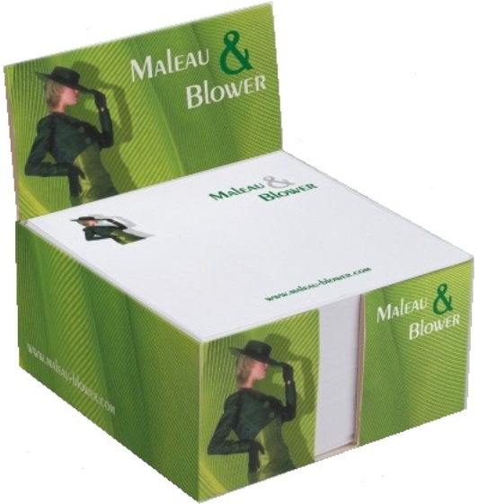 Haftnotizblock mit 4 Wechselmotiven, 72x72 mm