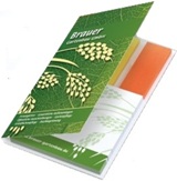 KombiSet mit 1 Haftnotizblock 72x72mm und 3 PapierMarkern, geschlossen