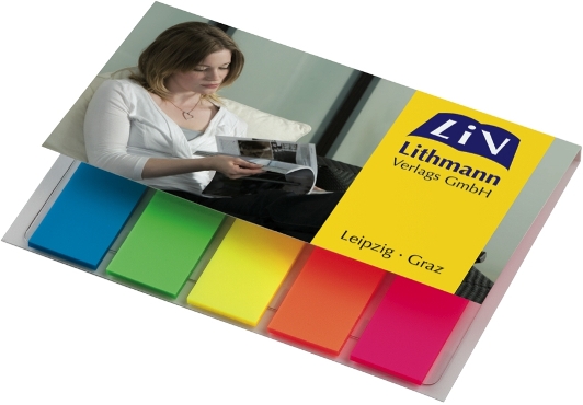 5 Filmmarker in Z-Lage auf Tray Hochformat