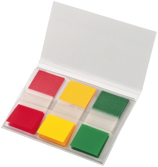 5 Filmmarker in Z-Lage auf Tray Querformat