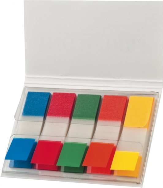 5 Filmmarker in Z-Lage auf Tray Hochformat