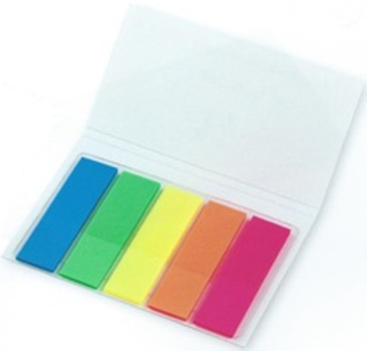 5 Filmmarker in Z-Lage auf Tray Querformat