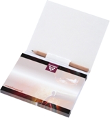 MiniOffice mit Bleistift in Karton-Umschlag