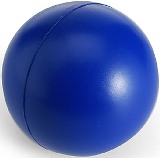 Antistressball aus PU, blau