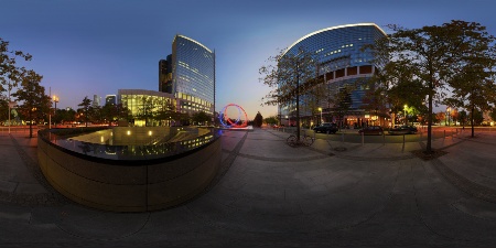 360°-Kalender »Frankfurt bei Nacht«