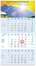 Dreimonatskalender »Stylo 1«, 300x560 mm