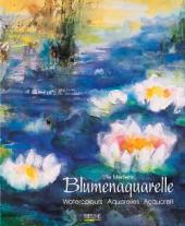Wandkalender »Blumenaquarelle«, 460x550 mm, Deckblatt