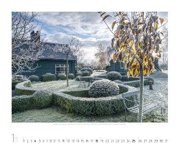 Bildkalender »Gartenkunst«, 550x460 mm, Januar