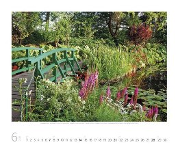 Bildkalender »Gartenkunst«, 550x460 mm, JUni