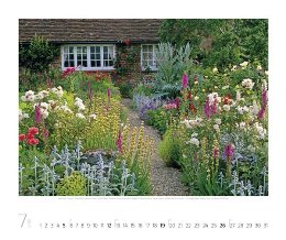 Bildkalender »Gartenkunst«, 550x460 mm, Juli
