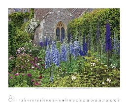 Bildkalender »Gartenkunst«, 550x460 mm, August