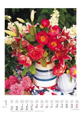 Bildkalender »Blumenträume«, 300x420 mm, Januar