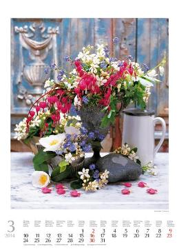 Bildkalender »Blumenträume«, 300x420 mm, März