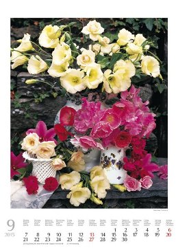 Bildkalender »Blumenträume«, 300x420 mm, September