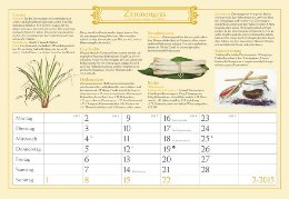 Bildkalender »Mein Kräutergarten«, 420x290 mm, Februar-Kalenderblatt