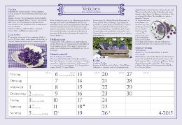 Bildkalender »Mein Kräutergarten«, 420x290 mm, April-Kalenderblatt