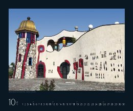 Bildkalender »Hundertwasser Architektur«, 550x460 mm, Oktober