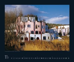 Bildkalender »Hundertwasser Architektur«, 550x460 mm, November