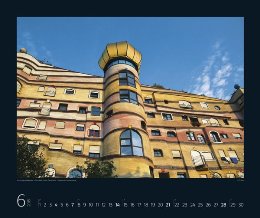 Bildkalender »Hundertwasser Architektur«, 550x460 mm, JUni
