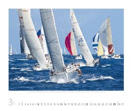 Bildkalender »Sailing«, 550x460 mm, März