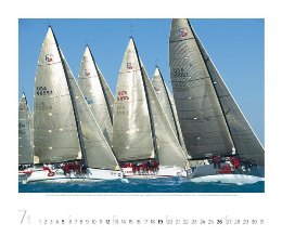 Bildkalender »Sailing«, 550x460 mm, Juli
