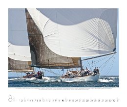 Bildkalender »Sailing«, 550x460 mm, August