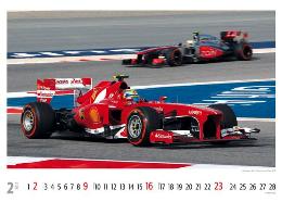 Bildkalender »Grand Prix«, 420x300 mm, Februar