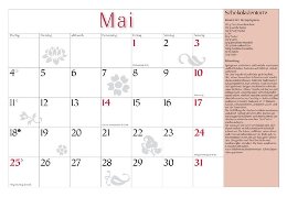 Bildkalender »Schokolade«, 420x290 mm, Oktober