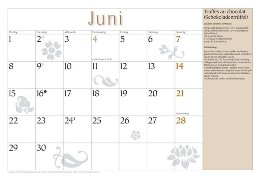 Bildkalender »Schokolade«, 420x290 mm, Dezember