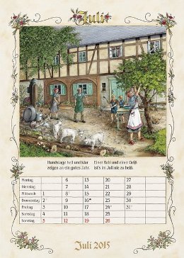 Bildkalender »Bauernkalender«, 300x465 mm, Juli