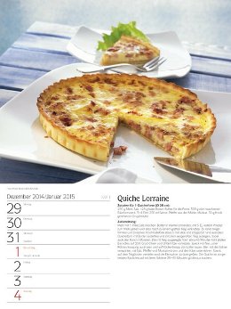 Wochenkalender »Küchenkalender«, 240x320 mm, 1.Januarwoche