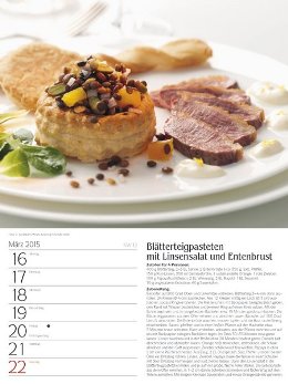 Wochenkalender »Küchenkalender«, 240x320 mm, 3.Märzwoche
