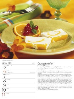 Wochenkalender »Küchenkalender«, 240x320 mm, 2.Januarwoche