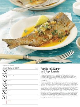 Wochenkalender »Küchenkalender«, 240x320 mm, 5.Januarwoche