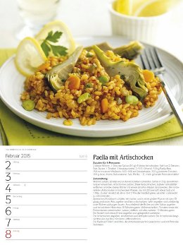 Wochenkalender »Küchenkalender«, 240x320 mm, 1.Februarwoche