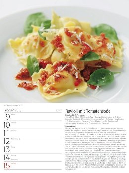 Wochenkalender »Küchenkalender«, 240x320 mm, 2.Februarwoche