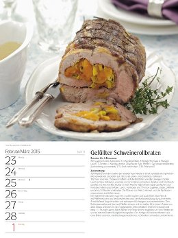 Wochenkalender »Küchenkalender«, 240x320 mm, 4.Februarwoche