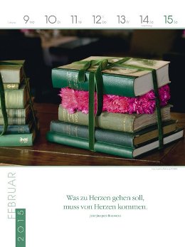Literatur-Wochen-Kalender »Leselust«, 240x320 mm, 2.Februarwoche