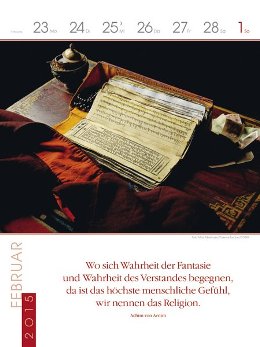 Literatur-Wochen-Kalender »Leselust«, 240x320 mm, 4.Februarwoche