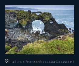 Bildkalender »Faszination Küste«, 550x460 mm, August
